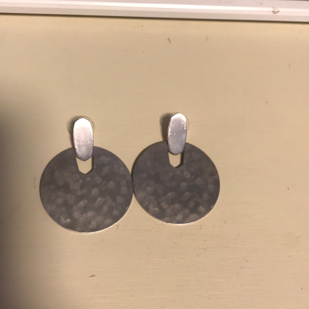 Kendra Scott silver earrings